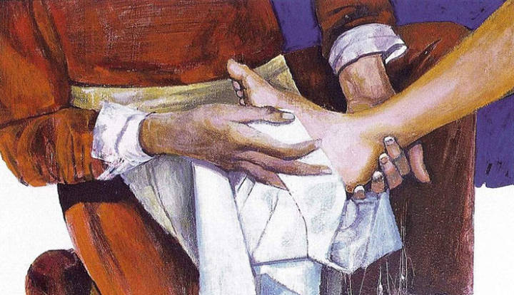 « Dall’aspetto riconosciuto come uomo, umiliò se stesso facendosi obbediente fino alla morte e a una morte di croce. Per questo Dio lo esaltò » (Fil 2,87-9)