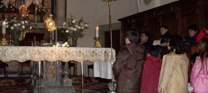 In attesa con Maria