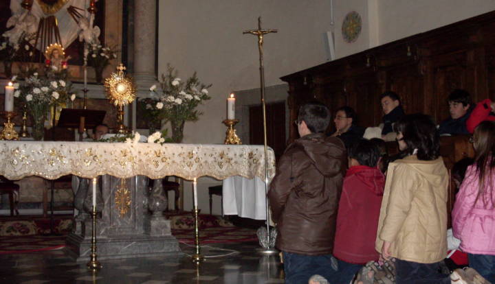 In attesa con Maria